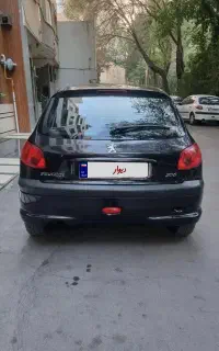 پژو ۲۰۶ تیپ ۲ مدل ۱۳۹۶ تک برگ سند