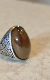 انگشتر عقیق جزع یَمن