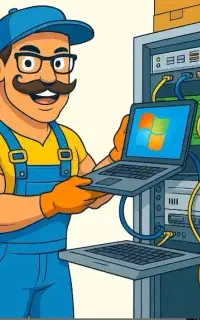 متخصص کامپیوتر و IT نصب ویندوز، پرینتر شبکه، مودم