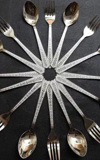 قاشق و چنگال هندی