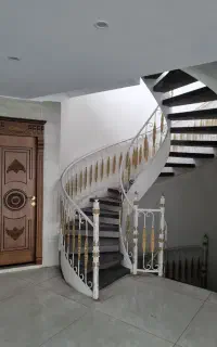 پله دوبلکس..پله گرد
