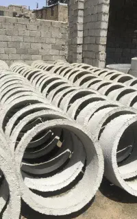 کول چاه تسمه فلزی بلوک سیمانی لوله جوب جدول ساده