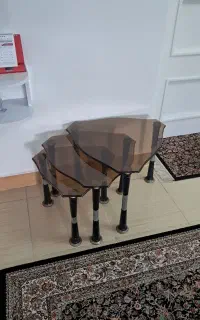 میز عسلی سه تیکه کاملا سالم