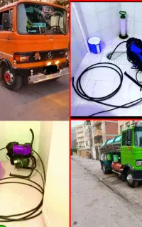 لوله بازکنی تخلیه چاه فاضلاب فنرزن لایروبی لجنکشی