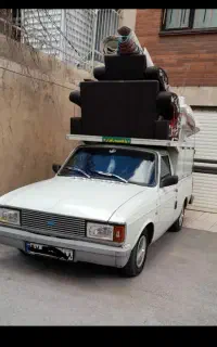 نیازمند وانت با راننده کار در قالیشویی