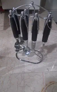 سرخ کن سبزی خردکن کفگیر ملاقه سرویس آچار آشپزخانه