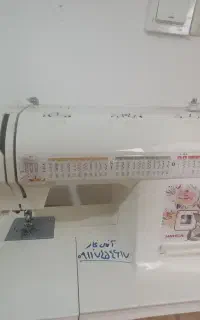 چرخ خیاطی۳۲کاره جانتک در حد نو