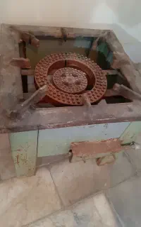 اجاق گاز چدن قدیمی سالم