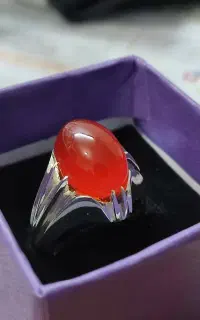 انگشتر نقره عقیق