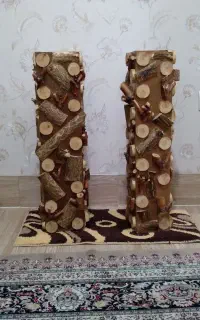 گلدان چوبی