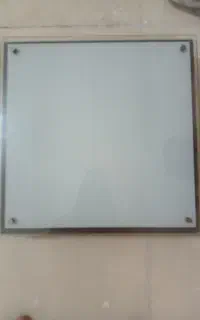 چراغ مربع رو کار چوبی فلزی