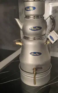 قوری کتری وقندون لعابی،کاملا نو