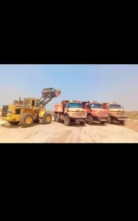 خاکبرداری حمل نخاله شهری لودر و کمپرسی دهچرخ