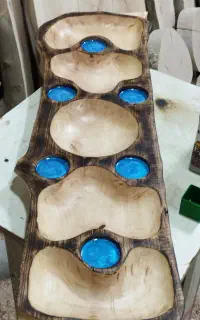 ظروف دست ساز چوبی