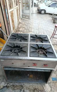 اجاق گاز 4شعله تمام استیل