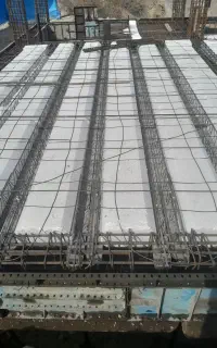 اجرای سقف بتونی اسکلت وافل استخر دیواربرشی