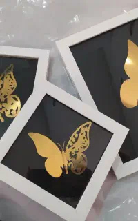 تابلو پروانه سه تایی