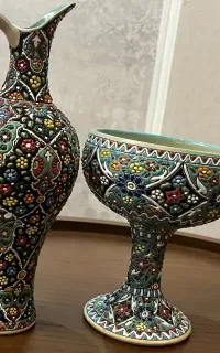 ظروف میناکاری بسیار زیبا و شکیل