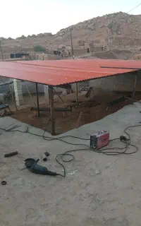 جوشکاری انواع سایبان وسقف شیروانی