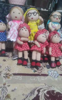 عروسک کوچک وبزرگ