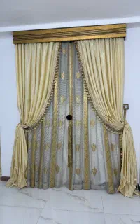 پرده دکور شده شش عدد
