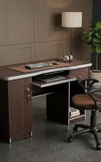 میز کامپیوتر و صندلی چرخ دار