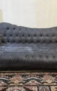 دو عدد کاناپه سه نفره چستر هر عدد ۱۲۵۰۰