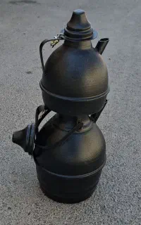 کتری و قوری ذغالی (تولید)