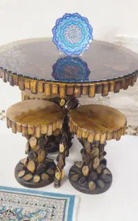 میز ناهار خوری سنتی مدل چوب
