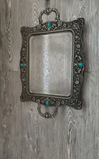 سینی یونیک نگین فیروزه ۲عدد