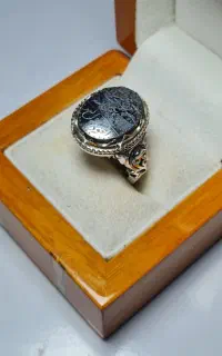 انگشتر سنگ حدید