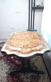 میز ناهارخوری 6نفره معرق اسلیمی