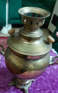 سماور زغالی برنجی  قدیمی