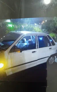 خودرو پراید سفید