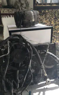 کمپرسور کولر دوو / پرایدی به همراه لوازم کامل