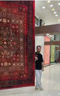 فرش مدل ساغر/عمر طولانی /خرید ازتولیدی /رنگ ثابت