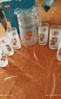 پارچ و لیوان ترک و پلو خوری فرانسوی نونو