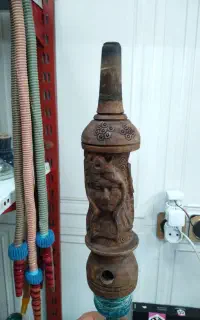 بدنه کنده کاری شده چوبی قلیان