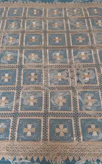 رومیزی گیپور مربع شکل