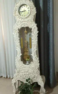ساعت زمینی چوبی