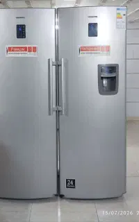 یخچال دوقلو الکترواستیل رنگ سیلور در حد نو