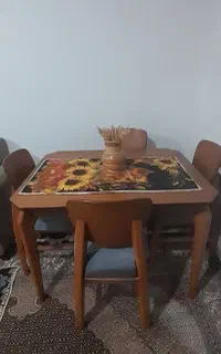 میز و صندلی غذاخوری ۴ نفره