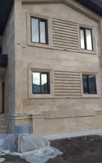 کار ساختمانی نماکاری سنگ سرامیک