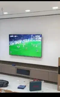نحوه نصب تلویزیون روی دیوار TVودروبین با انتن دهی