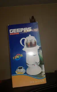 چایی ساز کتری برقی با قوری جیپاس اصل