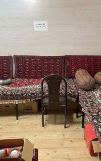 تخت فلزی کافه