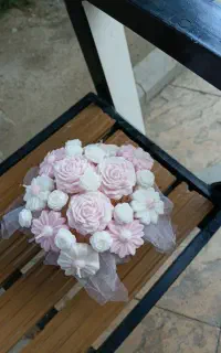 باکس گل با شمع