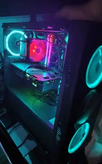 کیس گیمینگ در حد نو و کم کار با گرافیک 3060ti