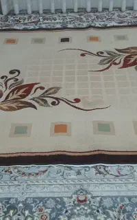 گلیم فرش ۶ متری پررز دار از این خشکا نیست