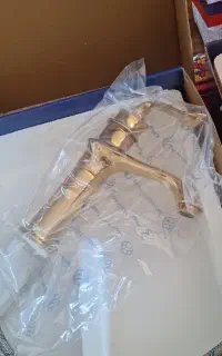 شیرآلات ۳ تیکه  سنگین طلایی